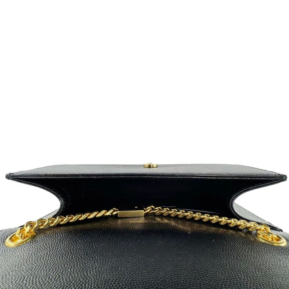 Yves Saint Laurent  Kate Grain De Poudre Leather Chain Crossbody Bag Black - Picture 12 of 16
